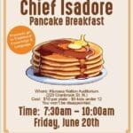 4th Annual Chief Isadore Pancake Breakfast